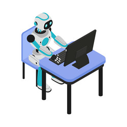 Robotic Process Automation vector image