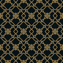seamless pattern of intersecting thin gold lines vector image