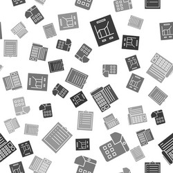 set document with graph chart smartphone vector image