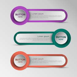 advanced technology button sort messages v2 vector image