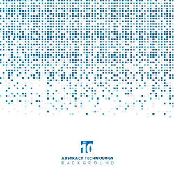 abstract blue color square geometric with copy vector image
