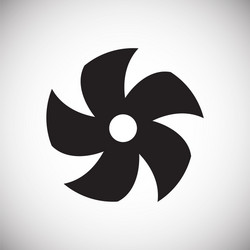 propeller icon on background for graphic and web vector image