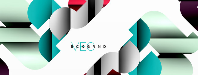 abstract background colorful geometric curve vector image