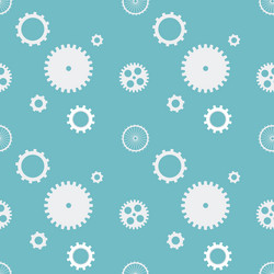 seamless pattern background cogs gears cogwheels vector image