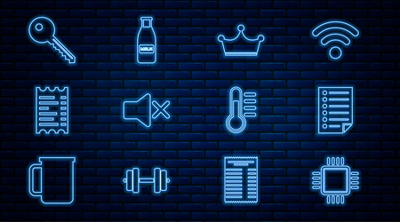 set line processor with cpu document crown vector image