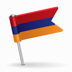 armenian flag map pointer layout vector