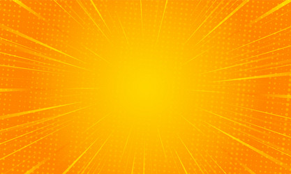 orange gradient ray burst dot style background vector