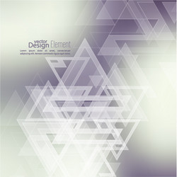 Abstract banner background with triangles Vector Image