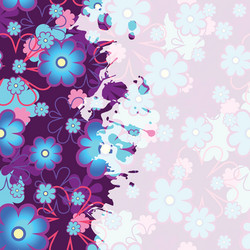 Floral background vector