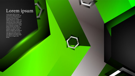abstract background with hexagon overlapping vector image