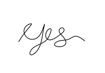 as continuous line drawing on white background vector image