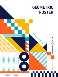 Geometric Shape Layout - Abstract Background vector image