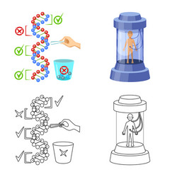 isolated object test and synthetic symbol vector image