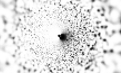 an abstract pattern composed of dots and lines vector image