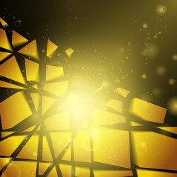 Exploding Gold Abstract Background vector image