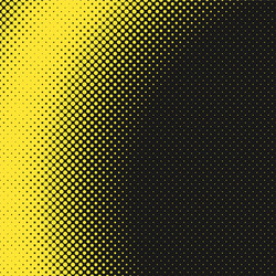 Yellow simple halftone dotted background pattern vector