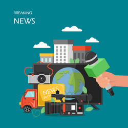 Worldwide Delivery Flat Style Design Royalty Free Vector