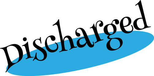 Discharged rubber stamp Royalty Free Vector Image