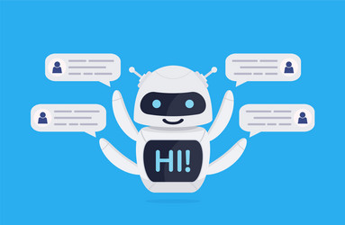 chatbot robot concept vector image