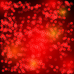 Red Bokeh Sparkle Background vector image