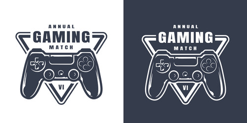 Retro Game Controller Print vector image