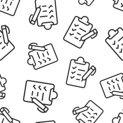 to do list icon in flat style document checklist vector image
