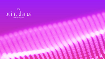 abstract violet particle wave points array vector image