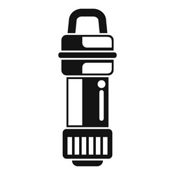 electronic cigarette device with clearomizer vector image