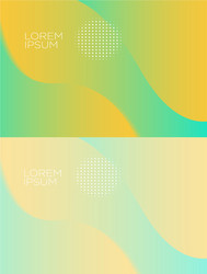 smooth abstract colorful backgrounds set - eps10 vector