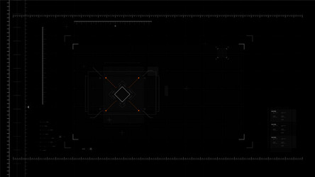 futuristic user interface design element video vector image