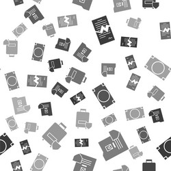set torn contract document with shield stacks vector image