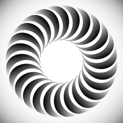 abstract spinning twirling graphics with rotating vector image
