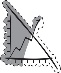 cartesian map graph vector image