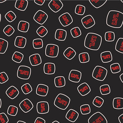 line level game icon isolated seamless pattern vector image