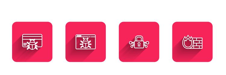 set line system bug in credit card cyber vector image