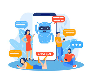 AI Chatbot & Customer Support vector image