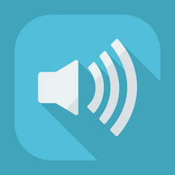 flat modern design with shadow icon player vector image