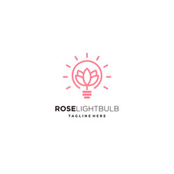 Light bulb smart idea logo icon Royalty Free Vector Image
