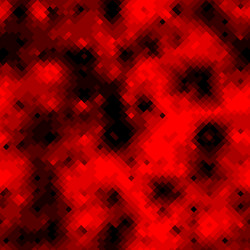 red ruby halftones pixel clouds seamless pattern vector image