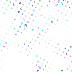 abstract texture with letters vector image