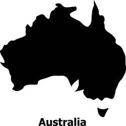 Map of australia Royalty Free Vector Image - VectorStock