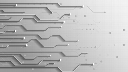 circuit technology background with hi-tech digital vector image