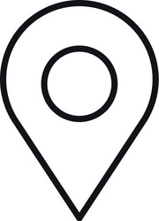 pin pointer location icon vector