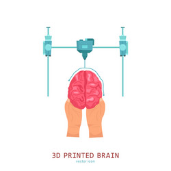 Doctors printing human transplantation brain organ