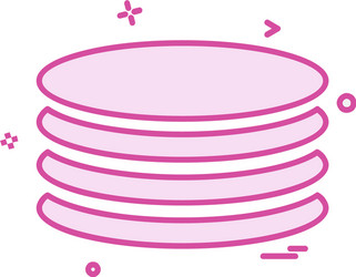 database icon design vector image