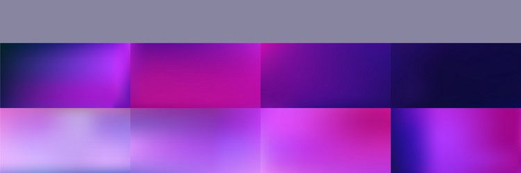 set smooth abstract colorful mesh backgrounds vector image