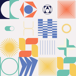 abstract pattern design elements vector image