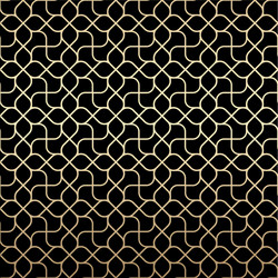 Linear gold art deco simple seamless pattern Vector Image