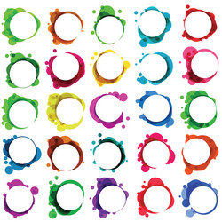 abstract colorful speech bubble eps 8 vector image