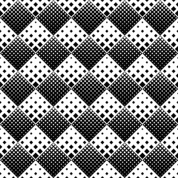 Abstract monochrome diagonal square pattern vector